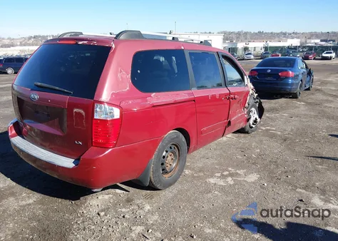 2008 Kia Sedona Lx from USA, damaged, VIN KNDMB233186239093